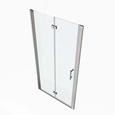 Universal Pivot Shower Door,Open Outside,With 1/4" Tempered Glass