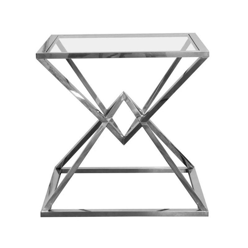 Table d'appoint Canisteo, Argent