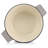 Martha Stewart Enameled Cast Iron 5 Quart Embossed Stripe Dutch Oven With Lid In Warm Grey-68075672-68075673