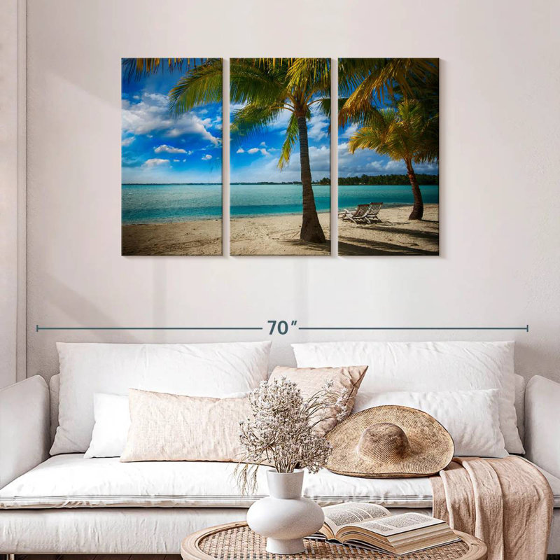 Palmiers de la plage exotique Gillard, H 28 po x l 45 po