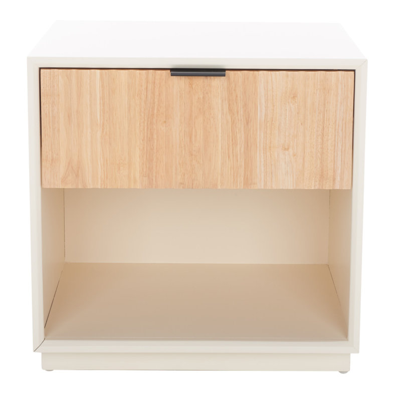 Table de chevet 1 tiroir Infinity, Blanc