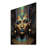 Nefertiti Beautiful Egyptian Goddess V - Egyptian Woman Print on Natural Pine Wood-1880048834