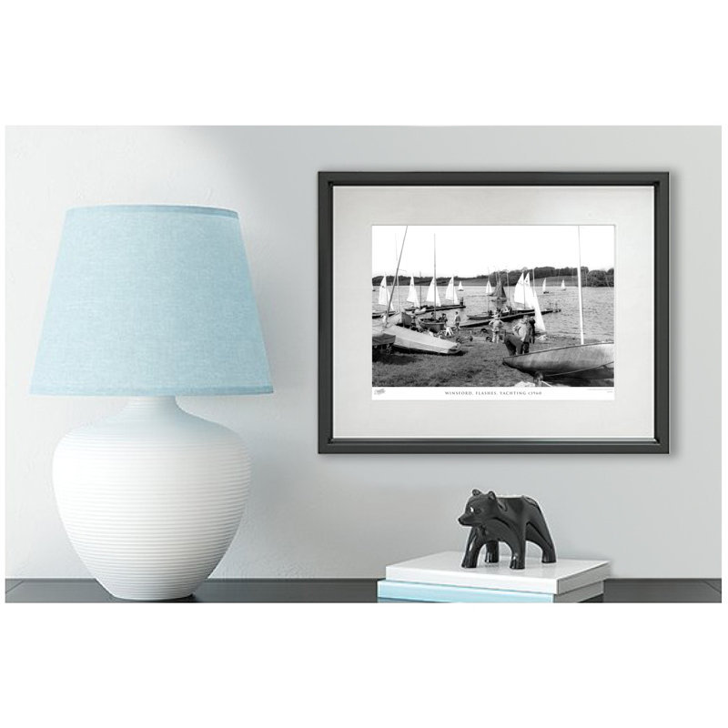 Winsford, Flashes, Yachting C1960 - Single Picture Frame Print, 60cm H x 80cm W x 2.3cm D