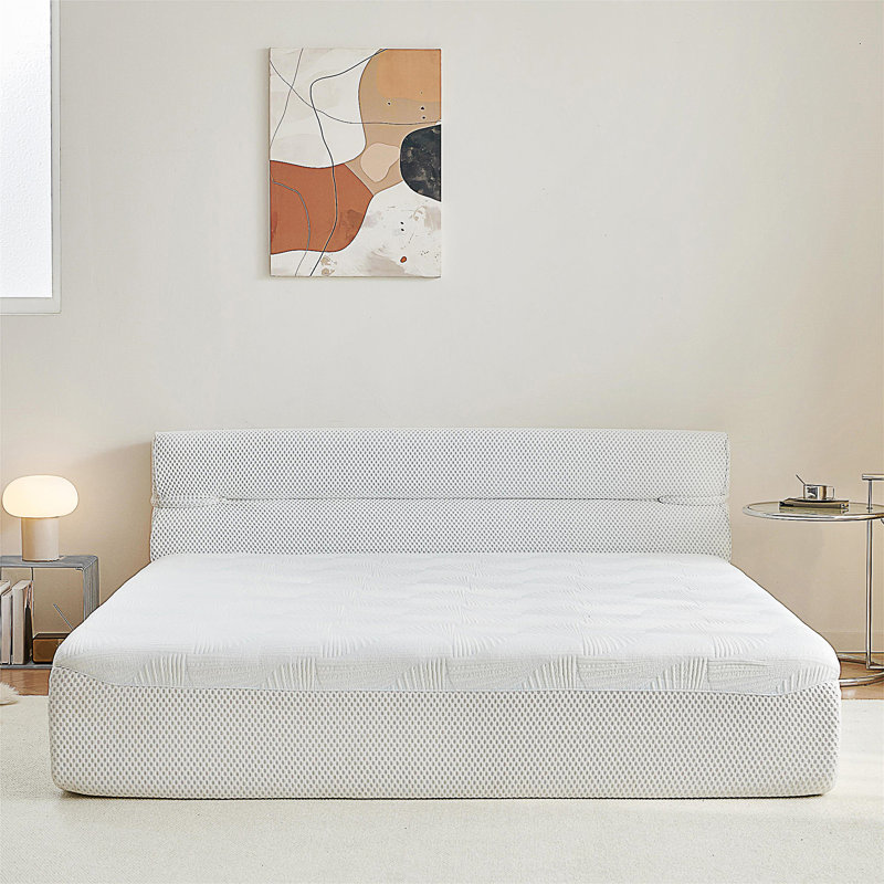 Matelas et cadre de lit grand tout en un