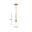 Luminaire suspendu sphère 1 lumière Hermina-1237510152