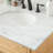 Rivers 32'' Single Bathroom Vanity with Carrara Marble Top-73359964