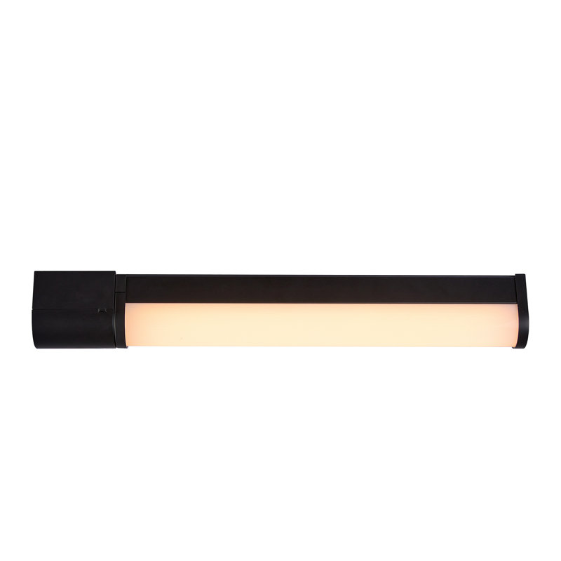 LED Flush Mounted Sconce, Black