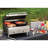 Cuisinart Chef's Style Tabletop Portable Propane Gas Grill with Dual Burners (20,000 BTUs Total), Twist-Start Ignition Stainless Steel BBQ Grill for Camping, Tailgates, BBQ