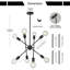 Luminaire suspendu lustre spoutnik 8 lumières Nichole-1463112109