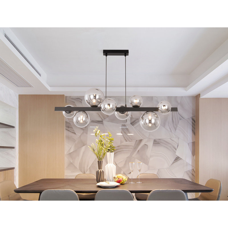 Allysen 8 - Light Matte Black Pendant