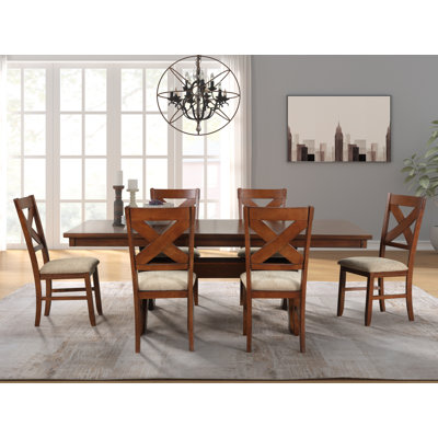 Veliz Extendable Trestle Dining Set