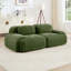 Canapé modulaire en tissu velours côtelé de 82 pouces avec accoudoirs incurvés et conception antidérapante pour les salons, les chambres à coucher et les salles audiovisuelles, vert olive-1531248686