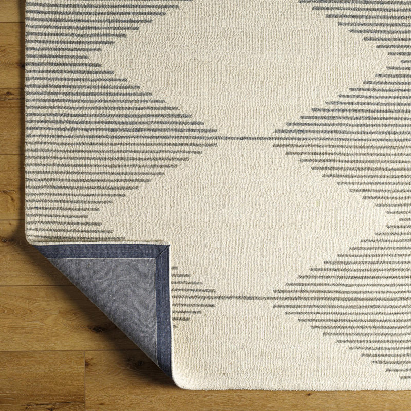 Tapis rectangulaire en laine Lumpkin, Rectangle 2 pi x 3 pi