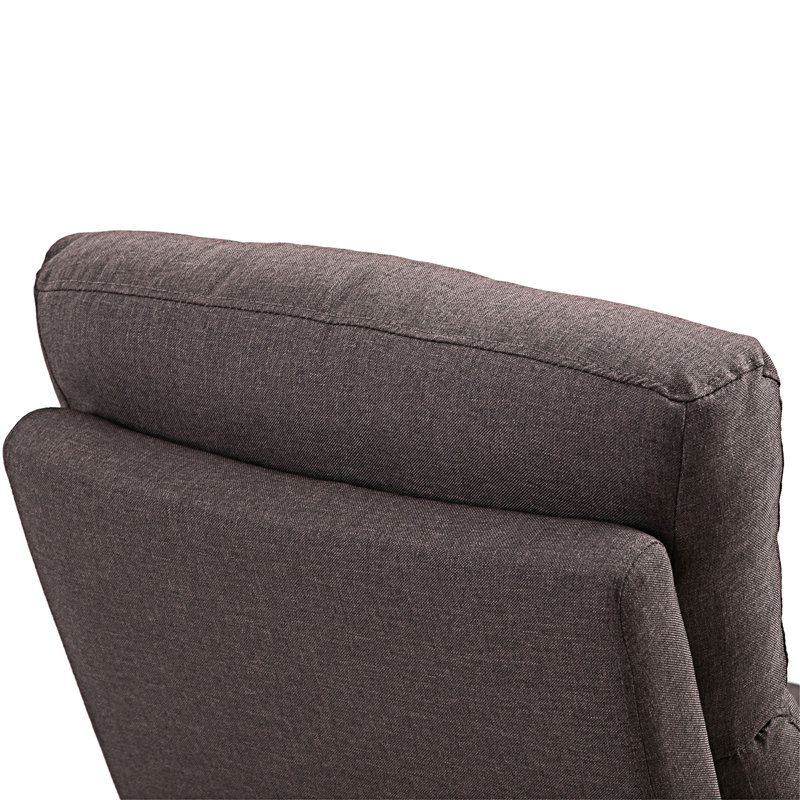 Fauteuil inclinable électrique, Polyester brun