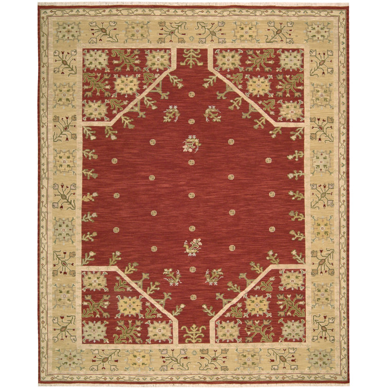 Burnham Wool Oriental Indoor Rug
