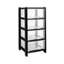 Plastic Stackable Desk Organiser with Drawers-31616044