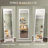 Aluminum Alloy Frame tempered Glass Led Full Length Mirror With 3 Color Temperature & Brightness Adjustment-1713606312