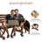 41" Wooden Wheel Bench Outdoor-1642404092