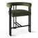 Colrain 24" Upholstered Velvet Solid Back Counter Stool