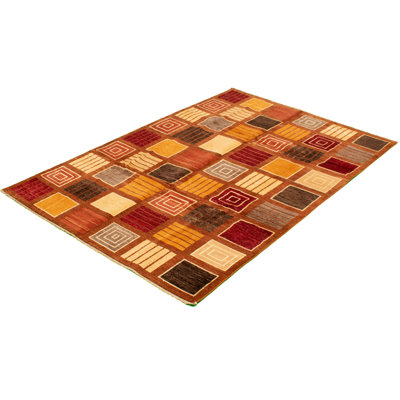 Deshia One-of-a-Kind 6'7" X 9'6" New Age Wool Area Rug in