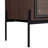 51.2'' Freestanding Display Cabinet, Pantry With 2 Storage Drawers And Glass Doors, Curio Cabinet With 4-Tier Adjustable Shelves And LED Light, For Living Room, Kitchen, Office - Walnut, Cabinet-761991189
