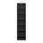Wesa Modern Wardrobe with Shelves, White & Anthracite, 17.7 x 82.7 x 20.5 inches | 100% Melamine Coated Particle Board, Thickness: 0.7 inches | Wall-Mountable, Elegant Black-White Design for Traditional Spaces-108053714-108053718