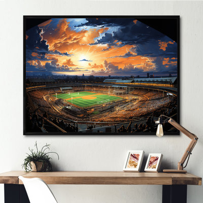 " Night Match Stadium Under The Floodlights "