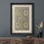 Tapisserie botanique florale encadrée sur papier-91356566-91356567