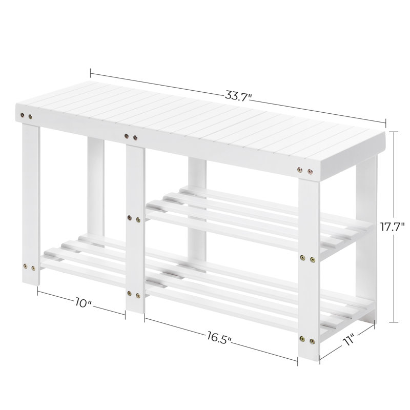 Banc de rangement pour 6 paires de chaussures