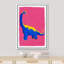 Animaux de style BCBG vif et long cou de dinosaure, chambre d'enfant, style bohème moderne, style BCBG-100706982-100706983