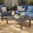 Tatisha 9-Person Aluminum Outdoor Conversation Set with Olefin Cushions-1344655234-1408362313