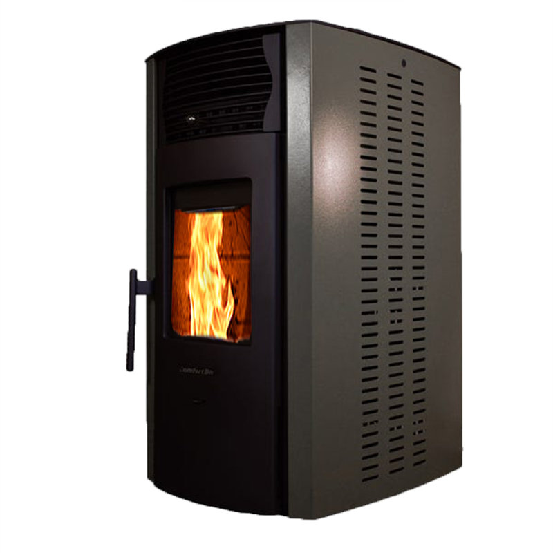2200 Square Feet Direct Vent Freestanding Wood Pellets Stove with Blower and with Adjustable Thermostat