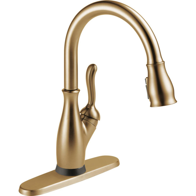 Robinet de cuisine Leland VoiceIQ avec technologie Touch2O sans contact, Or