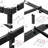 14 inch King Black Metal Platform Bed Frames, No Box Spring Need-245217696-258870202