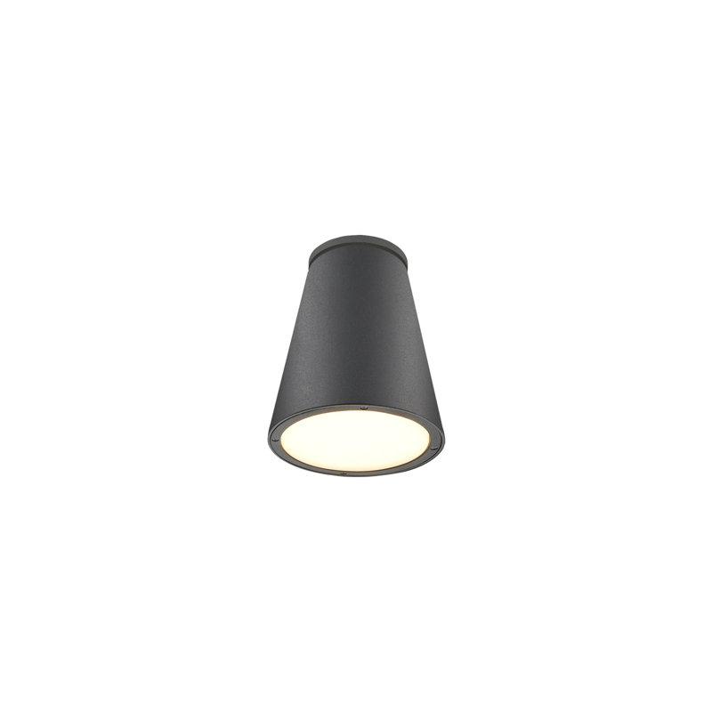 Hartford LED Outdoor Flush Mount, Black