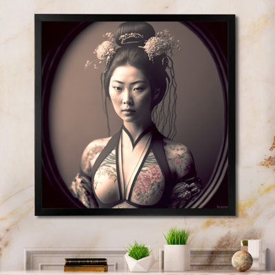Japanese Vintage Edo Portrait - Print on Canvas