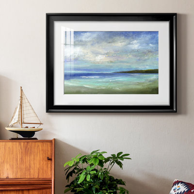 «Island Inlet», reproduction encadrée de qualité supérieure - prête à être accrochée