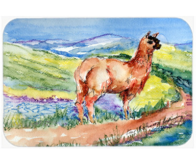 Llama Glass Cutting Board