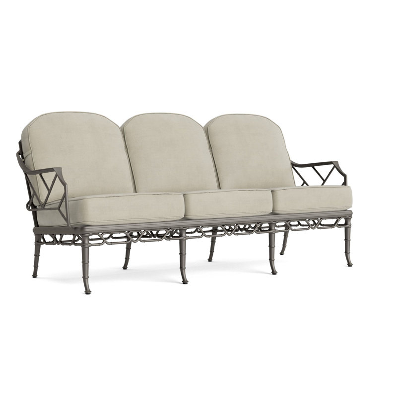 Calcutta Outdoor 3 - Seat Patio Sofa, Fusion Natural, Mica