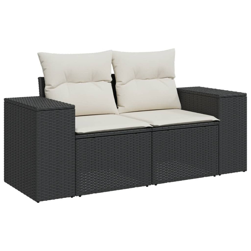 Ensemble de canapé modulaire en rotin PE 6 pièces Vidaxl