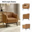 Fauteuil en similicuir de 27,5 po Yeilyn-94883785