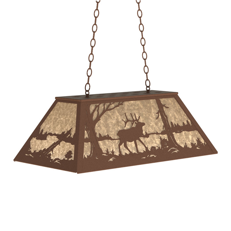 6 - Light Pendant, Silver, Café Noir, Mica