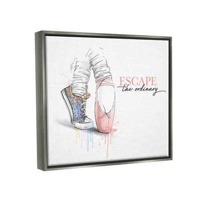 Escape The ordinaire Ballet Shoe, estampe numérique par Alison Petrie