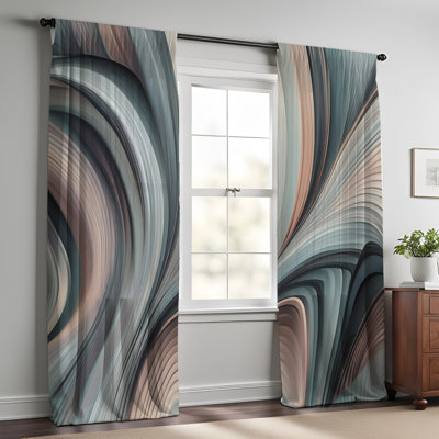 Zeynep Semi Sheer Curtain Pair