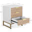 Ensemble de 2 tables de chevet modernes avec 3 tiroirs