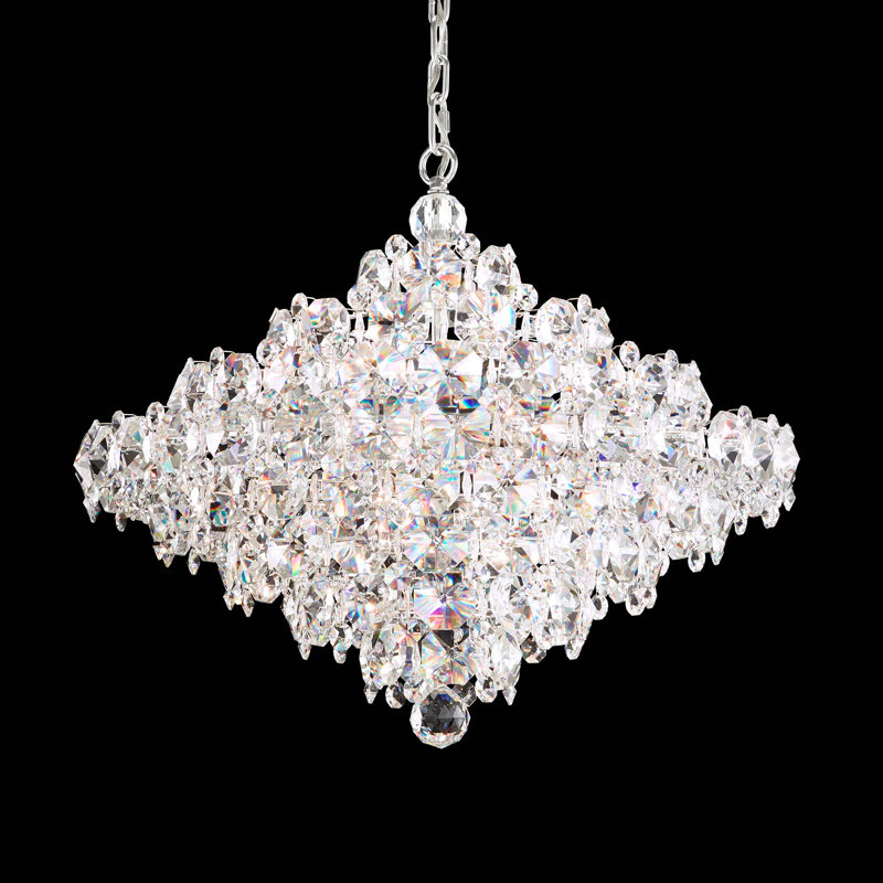Baronet 12 - Light Tiered Chandelier, Clear Radiance Crystal