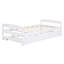 Lit plate-forme avec lit gigogne-584322718