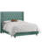 Upholstered Metal Wingback Bed-14891445-22855936