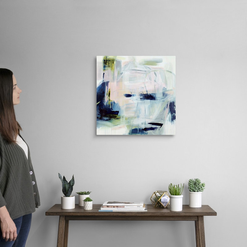 «Over Over by the Moon» par Jodi Maas - reproduction d'art sur toile, Toile tendue, H 20 po x l 20 po x P 1,25 po