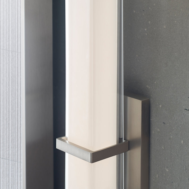 Milan 1 - Light LED Bath Bar, Satin Nickel